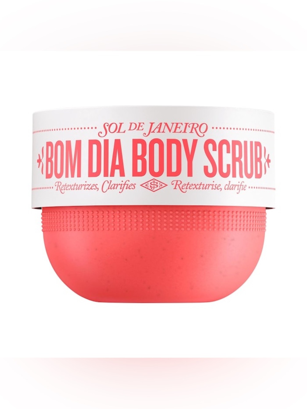 Sol de Janeiro Bom Dia Body Scrub - Coral Pink Jar